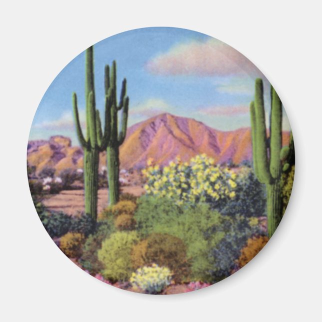 Phoenix Arizona Camelback Mountain Magnet (Framsidan)