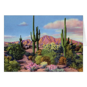 Phoenix Arizona Camelbackberg Hälsningskort