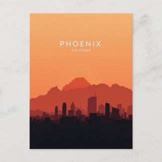 Phoenix Arizona: Desert Sunset Vykort