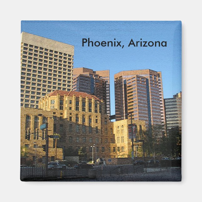 Phoenix, Arizona Downtown Magnet (Framsidan)