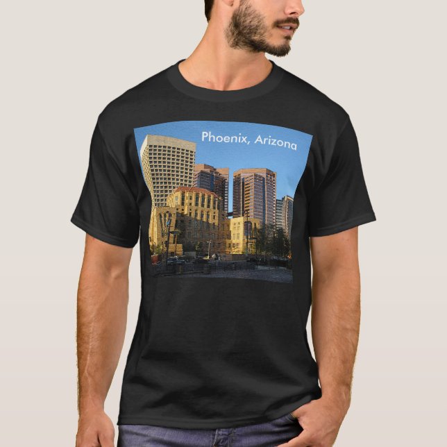 Phoenix, Arizona Downtown T-shirt (Framsida)