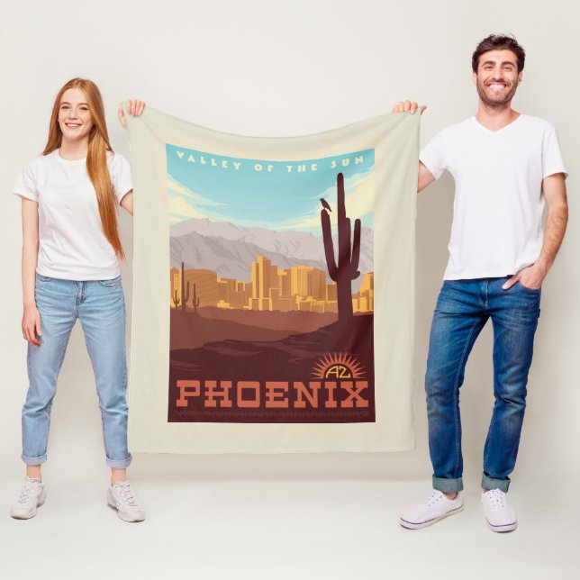 Phoenix, Arizona Fleecefilt (På plats)