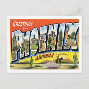 Phoenix Arizona Hälsning från US City Vykort