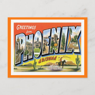 Phoenix Arizona Hälsning från US City Vykort