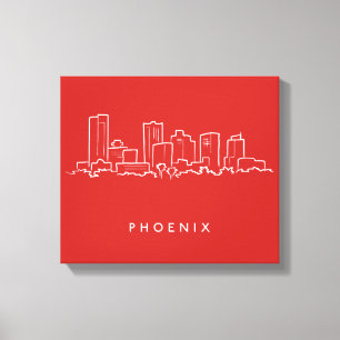 Phoenix Arizona horisont Canvastryck