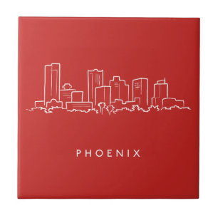Phoenix Arizona horisont Kakelplatta