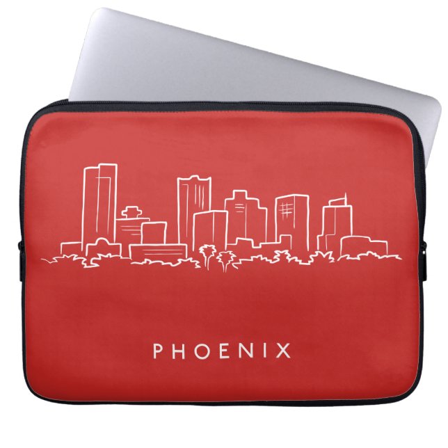 Phoenix Arizona horisont Laptop Fodral (Framsidan)