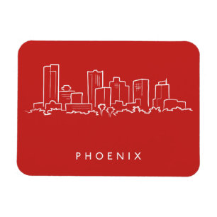 Phoenix Arizona horisont Magnet