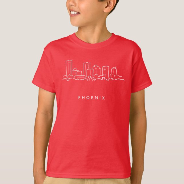 Phoenix Arizona horisont T Shirt (Framsida)