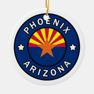 Phoenix Arizona Julgransprydnad Keramik