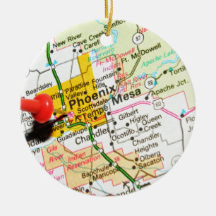 Phoenix Arizona Julgransprydnad Keramik