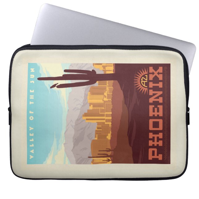 Phoenix, Arizona Laptop Fodral (Framsidan)
