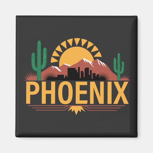 Phoenix Arizona Magnet (Framsidan)