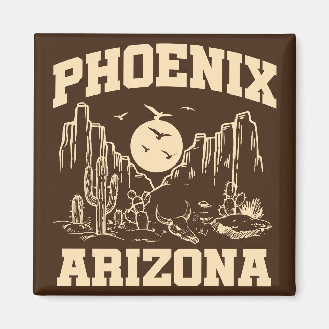 Phoenix,Arizona Magnet (Framsidan)