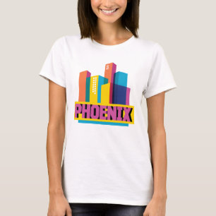Phoenix, Arizona   Neon Skyline Tee