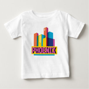Phoenix Arizona neonhorisont Tee Shirt