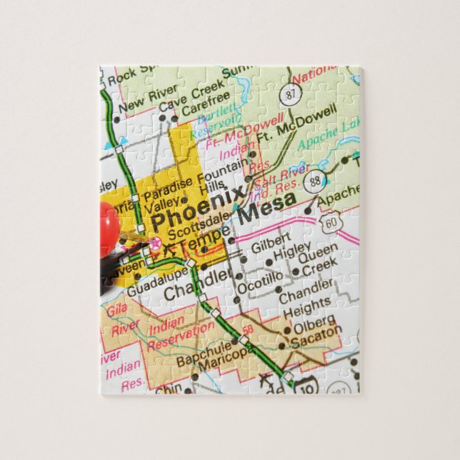 Phoenix Arizona Pussel (Vertikal)