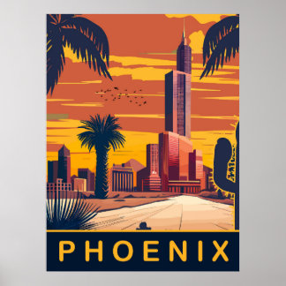Phoenix, Arizona, Resa Poster