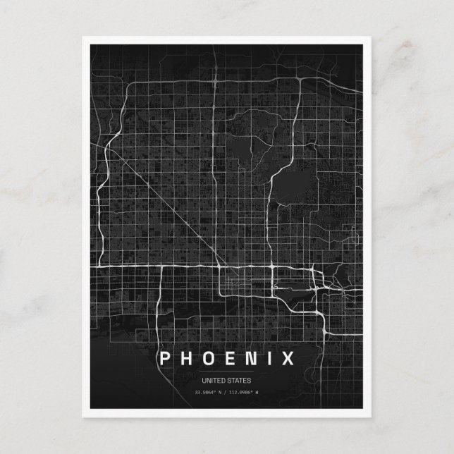 Phoenix Arizona resa Vykort (Framsida)