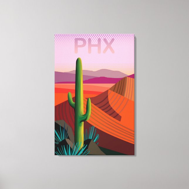 Phoenix Arizona | Resepost Canvastryck (Framsida)