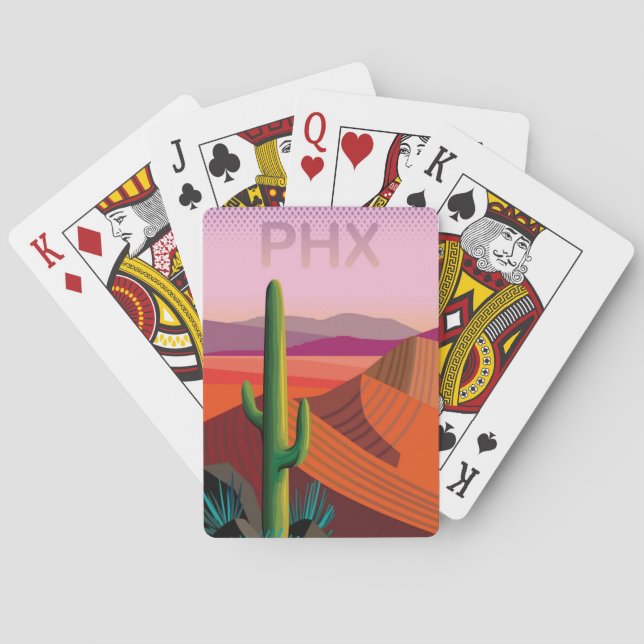 Phoenix Arizona | reser affischen Casinokort (Baksidan)