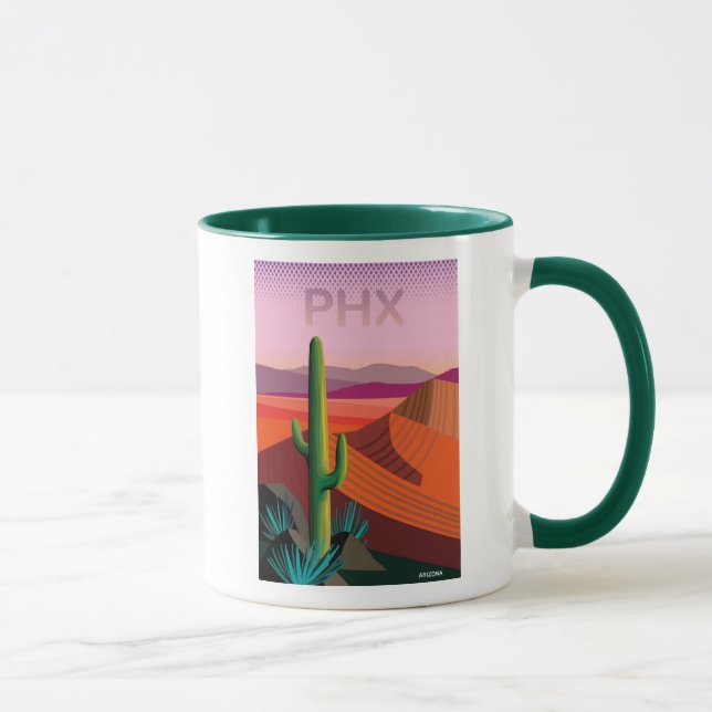Phoenix Arizona | reser affischen Mugg (Höger)
