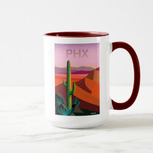 Phoenix Arizona reser affischen Mugg