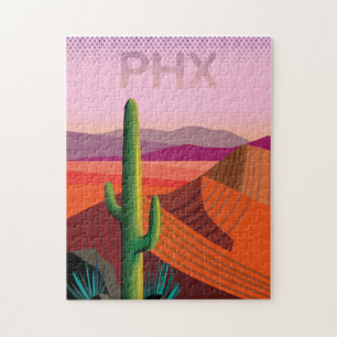 Phoenix Arizona reser affischen Pussel