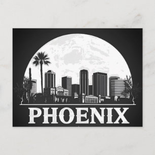 Phoenix Arizona Siluett Vykort