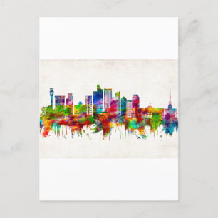 Phoenix Arizona Skyline Helg Vykort