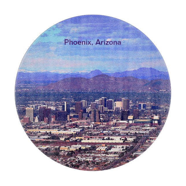 Phoenix Arizona Skyline i Daytime (Framsidan)