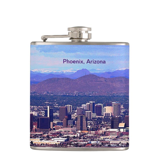 Phoenix Arizona Skyline i Daytime Fickplunta (Framsidan)