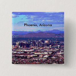 Phoenix Arizona Skyline i Daytime Knapp