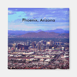 Phoenix Arizona Skyline i Daytime Magnet