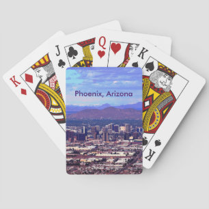 Phoenix Arizona Skyline i Daytime Spelkort