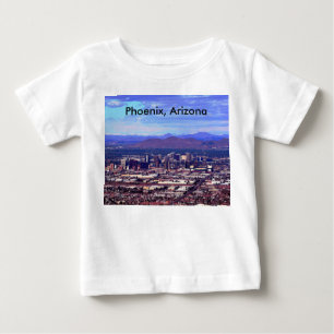 Phoenix Arizona Skyline i Daytime Tee Shirt