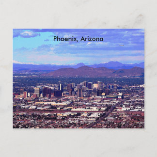 Phoenix Arizona Skyline i Daytime Vykort