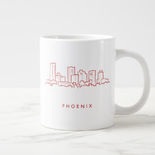 Phoenix Arizona Skyline Jumbo Mugg