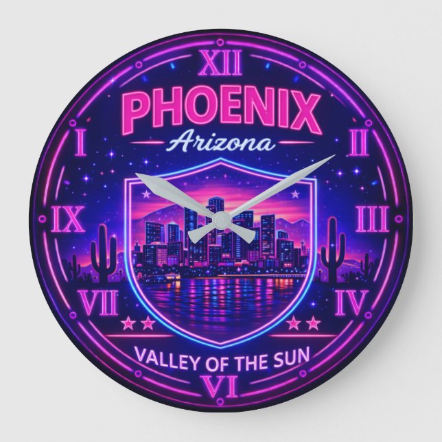 Phoenix Arizona Stor Klocka (Framsida)