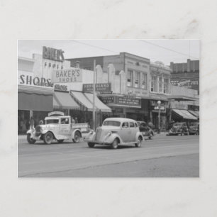 Phoenix, Arizona, Street Scene 1940 Vykort