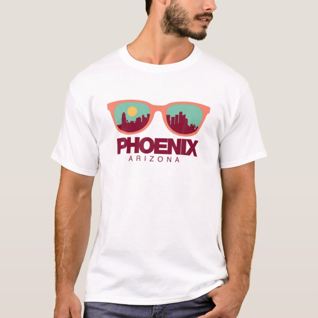 Phoenix Arizona Sunglasses Summer Fall T Shirt (Framsida)