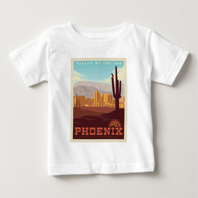 Phoenix, Arizona T Shirt (Framsida)