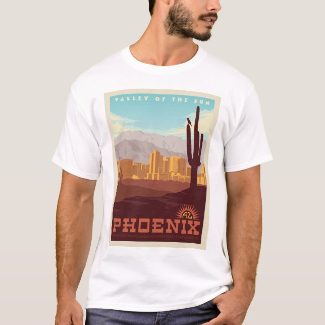 Phoenix, Arizona T Shirt (Framsida)