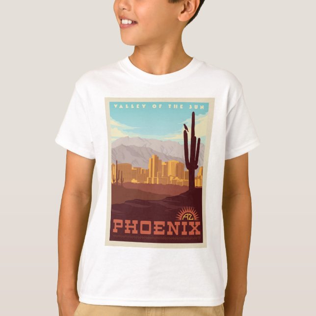 Phoenix, Arizona T Shirt (Framsida)