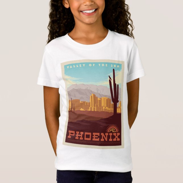 Phoenix, Arizona T Shirt (Framsida)