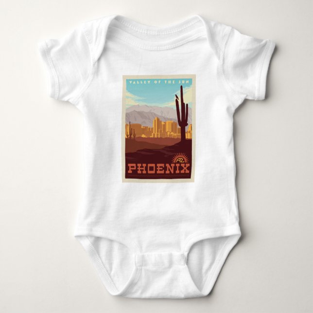 Phoenix, Arizona T Shirt (Framsida)