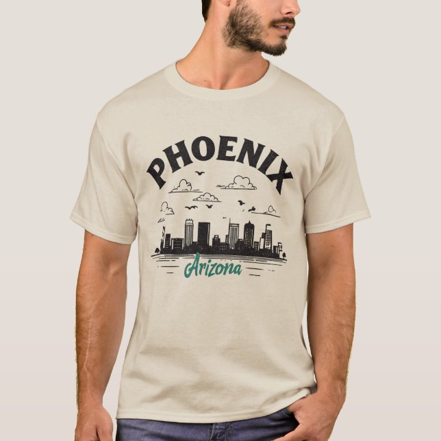 Phoenix Arizona T Shirt (Framsida)