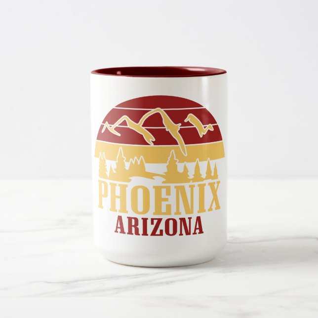 Phoenix Arizona Två-Tonad Mugg (Center)