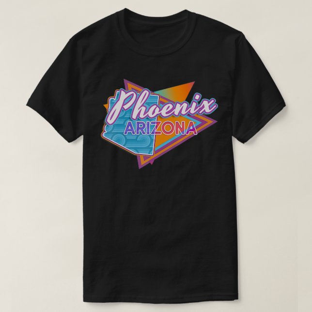 Phoenix Arizona Vintage Retro Throwback T Shirt (Design framsida)