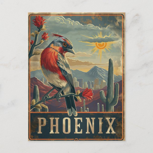 Phoenix, Arizona Vykort (Framsida)